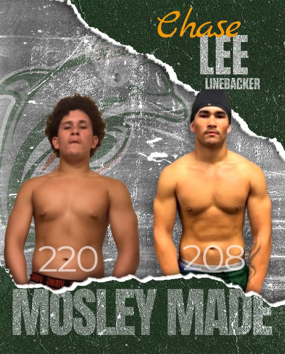 Mosley Football (@mosleydolphinfb) on Twitter photo Looking forward to Chase having a BIG spring. As you can see he's had an unreal offseason, currently just a sophomore!!
#MosleyMade
<a href="/ESPNPC1043/">ESPN Northwest Florida</a> <a href="/AdebanjiBamide1/">Banji Bamidele</a> <a href="/Ath_Dynasty/">The Athletic Academy</a> Looking forward to Chase having a BIG spring. As you can see he's had an unreal offseason, currently just a sophomore!!
#MosleyMade
<a href="/ESPNPC1043/">ESPN Northwest Florida</a> <a href="/AdebanjiBamide1/">Banji Bamidele</a> <a href="/Ath_Dynasty/">The Athletic Academy</a>