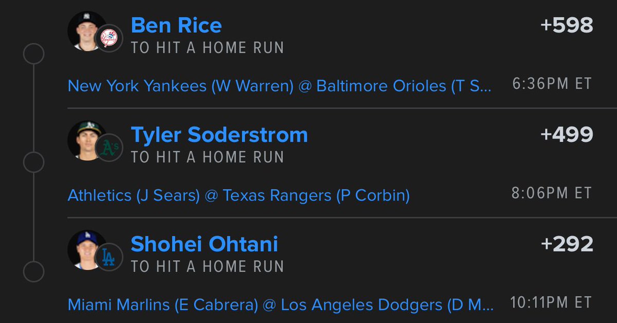 Homers 4/28

Love these today. Threw them together in case we go 3/3. 

#mlb #homeruns #gamblingX