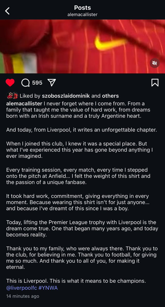 What a emotional post by, Macca. Wow just wow. ❤️
