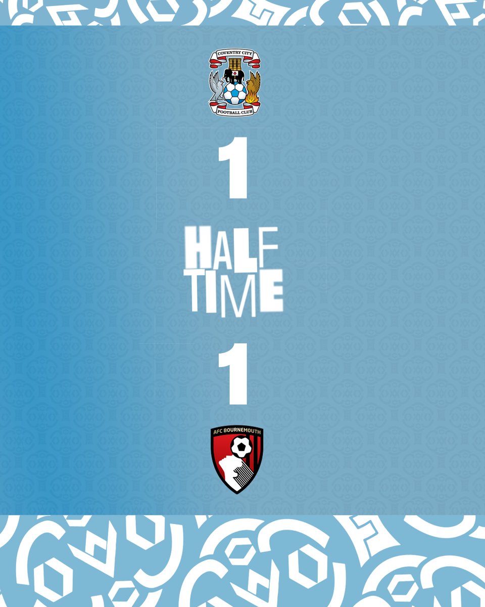 We're level at the break. ⏸️