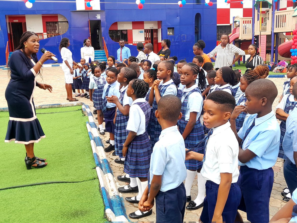 PaceSetters12's tweet image. @ Pacesetters' Academy-Wuse today,  it was fun and exciting as we welcome our STARS 🌟 🤩 ✨️  back to school for the last lap of the session  which promises to be filled with innovations and explorations.  🤗🤗🤗🤗🤩🤩🤩🤩🤩🤩🤩🥳🥳🥳
#PacesettersAcademyWuse
#settingthepace