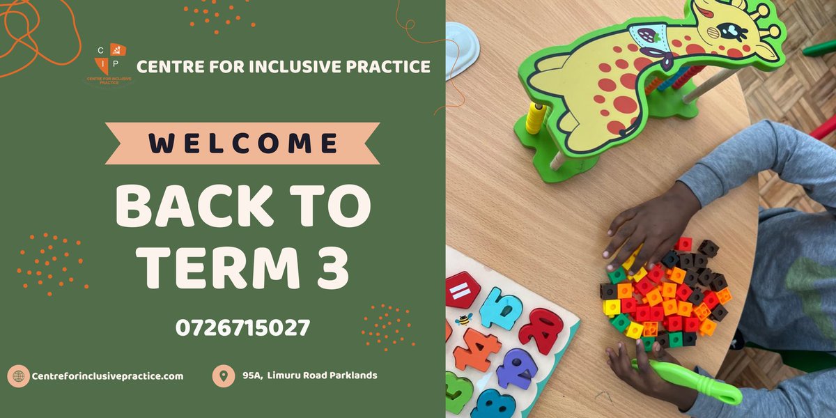 We’re so excited to welcome all our wonderful children back to the Centre for another amazing term of growth.
If you or someone you know is interested in joining our vibrant community, call us today at 0726 715027 to book an appointment and get started with personalized  plans