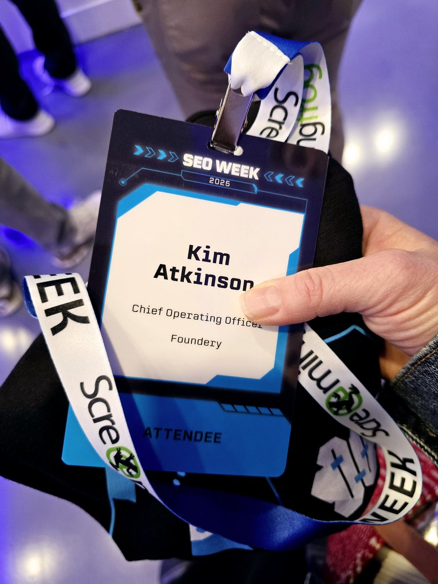 kimatfoundery's tweet photo. Here we go #seoweek!!!
Can't wait to get my think on! https://t.co/Yn9NJiw3Ep