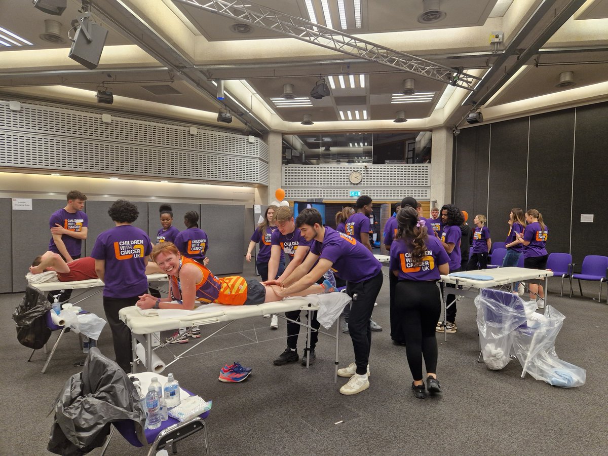 University of Kent (@unikent) on Twitter photo Our Sports Therapy and Rehabilitation students have spent the weekend providing post-race massage support to <a href="/LondonMarathon/">TCS London Marathon</a> runners. Over a full six hours, they treated tired legs, feet, backs and shoulders ๐โโ๏ธโโก๏ธ
The experience was invaluable as students worked together as a Our Sports Therapy and Rehabilitation students have spent the weekend providing post-race massage support to <a href="/LondonMarathon/">TCS London Marathon</a> runners. Over a full six hours, they treated tired legs, feet, backs and shoulders ๐โโ๏ธโโก๏ธ
The experience was invaluable as students worked together as a