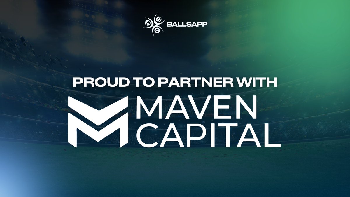 BALLSAPP (@ballsapphq) on Twitter photo 🚨 Big news!
BallsApp is partnering with <a href="/mavencapitalio/">Maven Capital</a> to take our game to the next level! This collaboration is a major leap forward as we continue to fuse sport, blockchain, and real-time performance tech.
With Maven’s expertise in Web3, GTM strategy, and community 🚨 Big news!
BallsApp is partnering with <a href="/mavencapitalio/">Maven Capital</a> to take our game to the next level! This collaboration is a major leap forward as we continue to fuse sport, blockchain, and real-time performance tech.
With Maven’s expertise in Web3, GTM strategy, and community