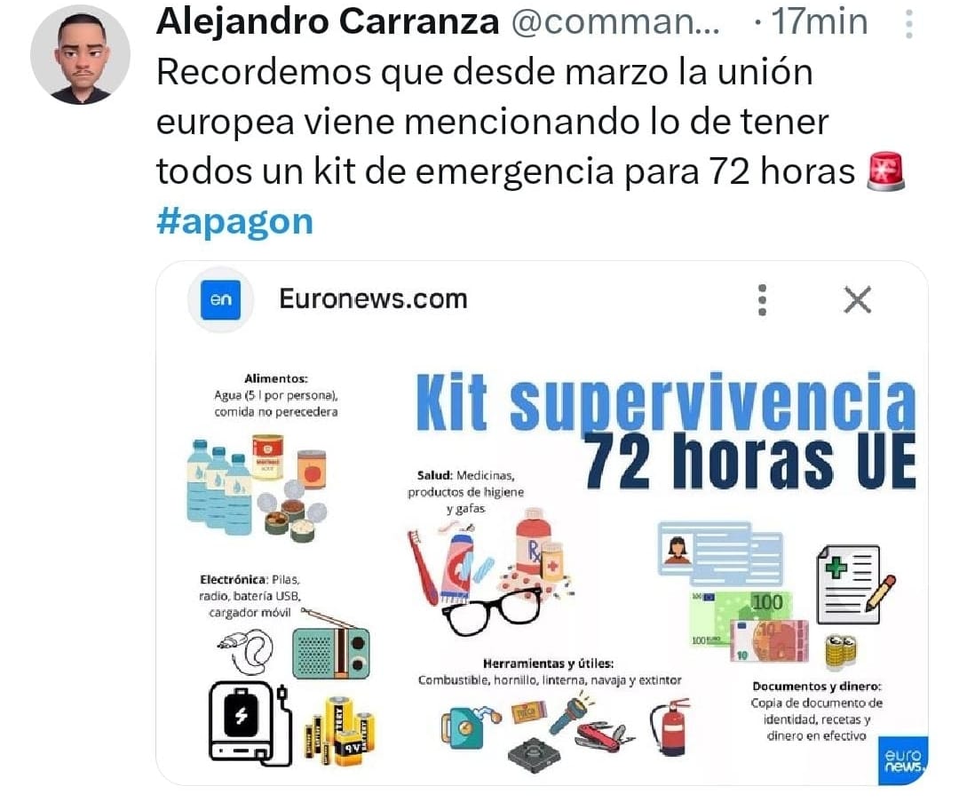 #apagon #ULTIMAHORA 
Recuerdan? Pues eso...
Todo planeado...