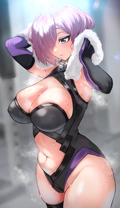 トレ後マシュ 