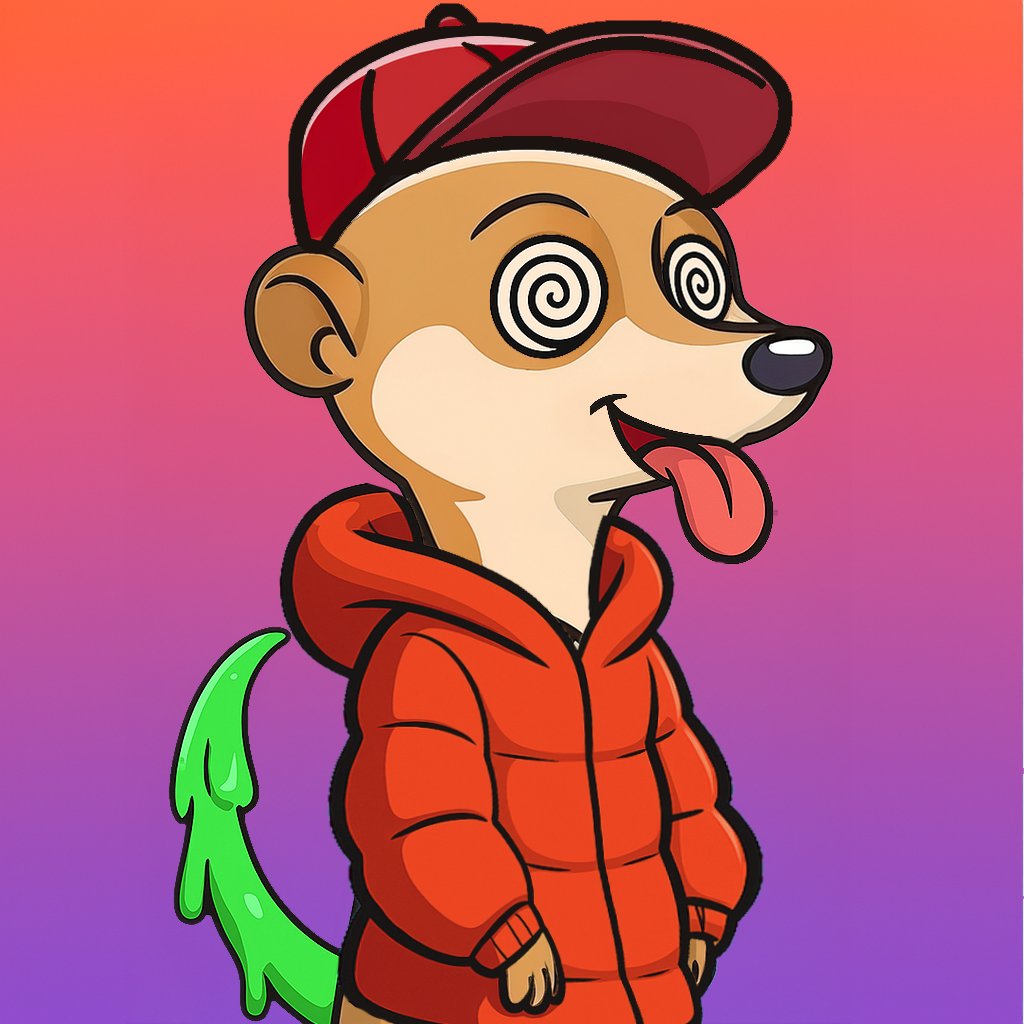 They say if you stare into his eyes for too long...
you either lose your mind or become his best friend.

This is the wildest survivor in #Meerkalypse.  
Rumors say he’s building a secret tunnel under <a href="/HyperliquidX/">Hyperliquid</a> ... 👀

Follow us 🐾 and comment if you'd survive hanging out