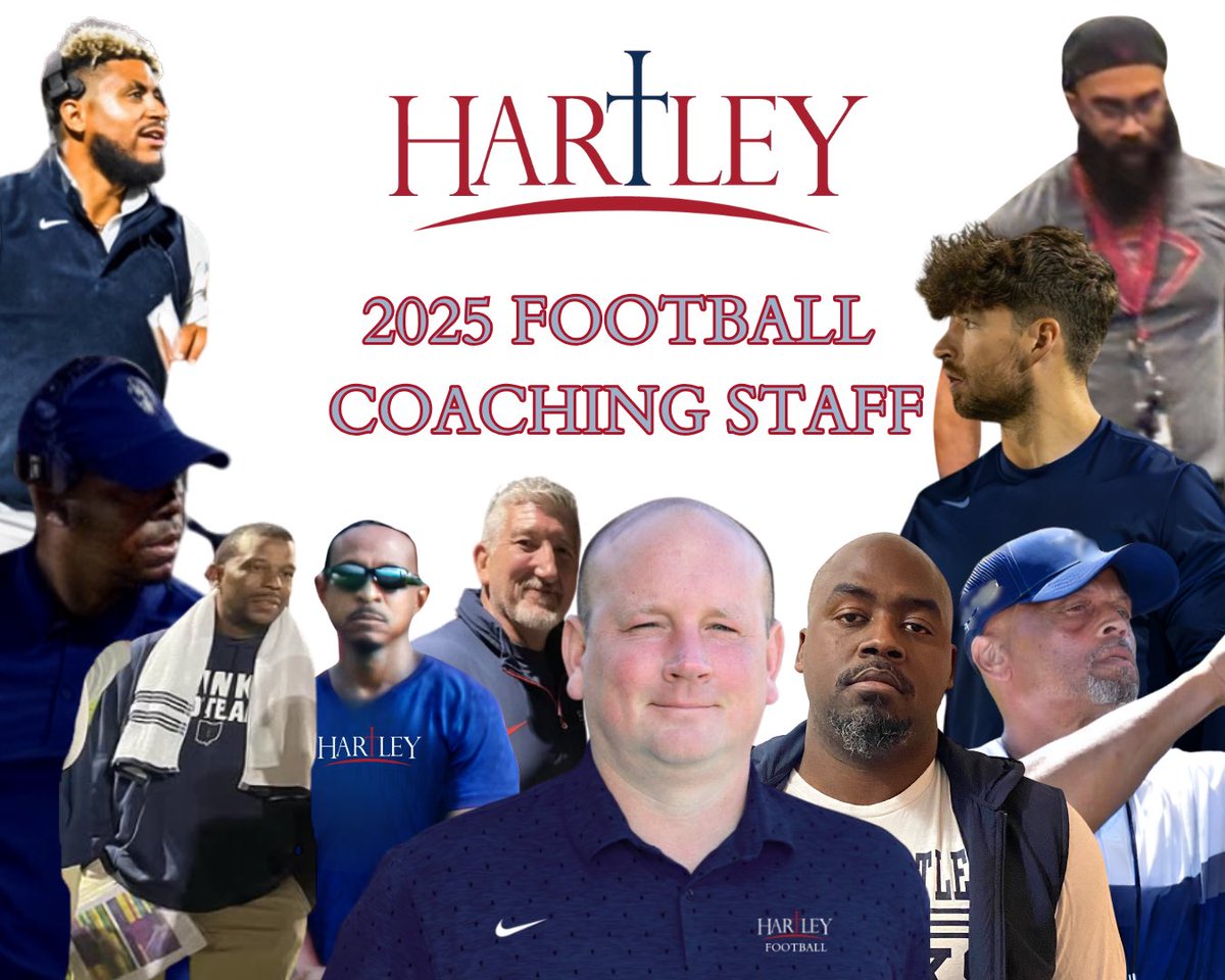 Announcing the 2025 <a href="/HartleyFootball/">Hartley Football</a> Coaching Staff!