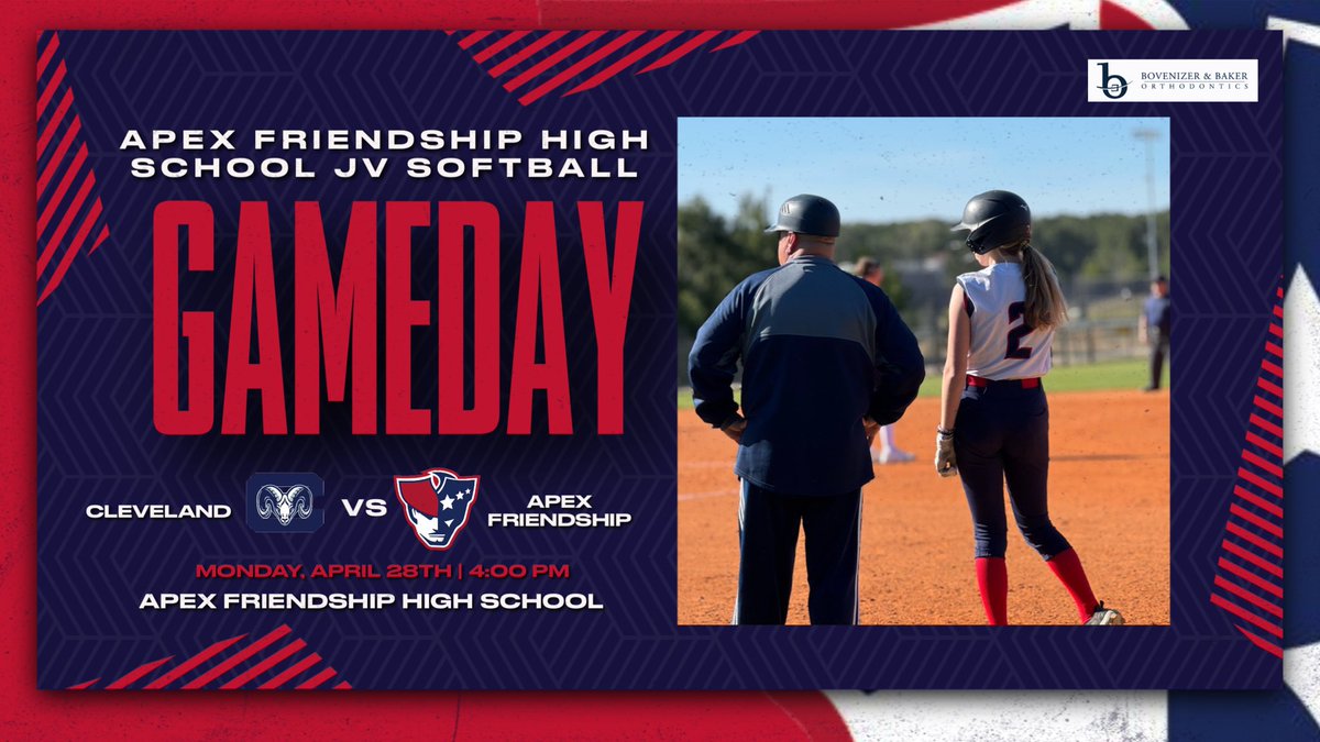 Apex Friendship High School Athletics (@afpatathletics) on Twitter photo It’s GAMEDAY!!! Good luck to JV <a href="/AFHS_Softball/">AFHS Softball</a> as they take on Cleveland! Let’s go Pats! #PatFam #RepAFHS 🥎 It’s GAMEDAY!!! Good luck to JV <a href="/AFHS_Softball/">AFHS Softball</a> as they take on Cleveland! Let’s go Pats! #PatFam #RepAFHS 🥎