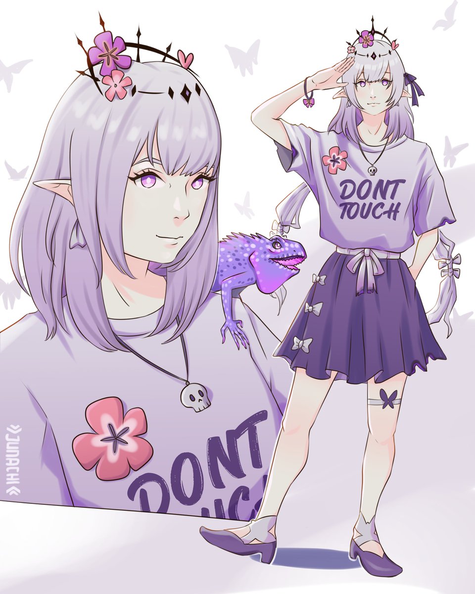 Junachi2's tweet photo. Castorice Casual Outfit 🌸

#castorice #honkaistarrail #honkaistarrailfanart #art #artistsupport #digitalartist #digitalart #digitaldrawing #HonkaiStarRail #Castorice #honkai_star_rail https://t.co/1q6JQ6RoTT