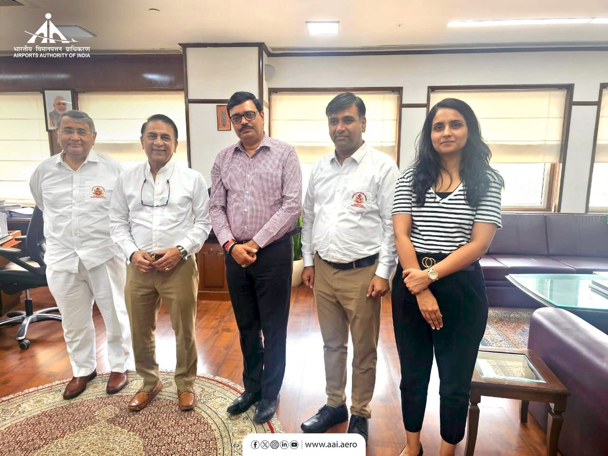 Airports Authority of India (#AAI) is proud to have partnered with Sri Sathya Sai Health &amp; Education Trust to support 100 life-saving pediatric cardiac surgeries at the Sri Sathya Sai Sanjeevani Centre for Child Heart Care, under an MoU signed on 18th June 2024 with a sanctioned