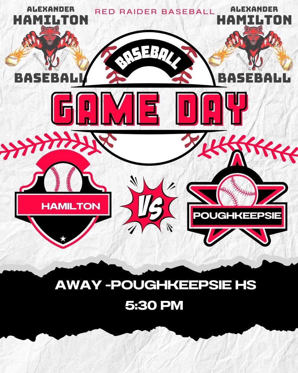 Coach Hop (@redraiderbzbl) on Twitter photo Saddle up. League game road trip. Red Raiders head up to Poughkeepsie this afternoon.
<a href="/RedRaiderAD/">Hamilton Athletics</a> <a href="/KDJmedia1/">Kevin Devaney Jr.</a> <a href="/lohudsports/">lohud sports</a> Saddle up. League game road trip. Red Raiders head up to Poughkeepsie this afternoon.
<a href="/RedRaiderAD/">Hamilton Athletics</a> <a href="/KDJmedia1/">Kevin Devaney Jr.</a> <a href="/lohudsports/">lohud sports</a>