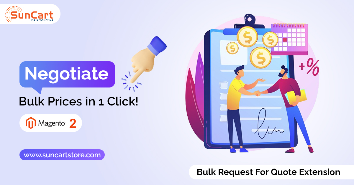 suncartstore's tweet photo. 💬 Tired of back-and-forth emails? Now you can negotiate bulk prices instantly with just one click

Learn more: https://t.co/1rAavihycK

#Magento2 #B2BSolutions #EcommerceTools #B2BNegotiation #MagentoExtensions #BulkOrder #EcommerceGrowth #Suncart #BusinessTools https://t.co/XZAM79ROl6
