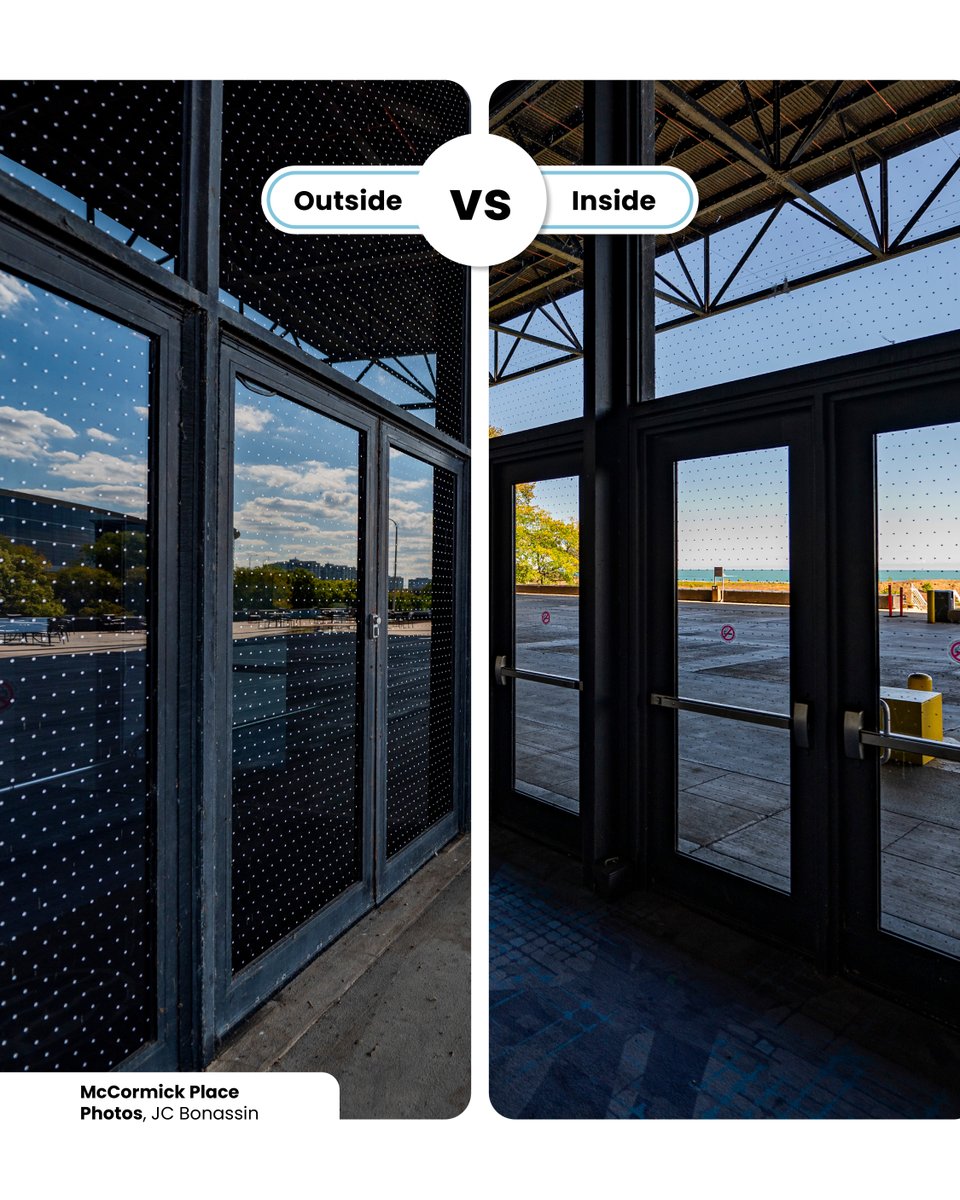 FeatherFriendly's tweet image. To birds, our markers make glass visible as a solid object, not a dangerous illusion resulting in a fatal collision.

To you? Clear, unobstructed views of from the inside.

These photos from our past projects are solid proof!

#birdsafe #provensolution