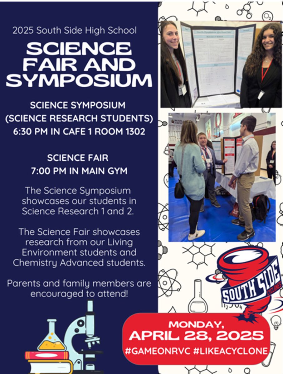 Patrick Walsh, Ed.D. (@pat_walshedu) on Twitter photo Science Fair and Symposium tonight! Come see the fantastic work of our dedicated scientists! 🧬 🧪 🧫 <a href="/RVCSchools/">Rockville Centre School District</a> Science Fair and Symposium tonight! Come see the fantastic work of our dedicated scientists! 🧬 🧪 🧫 <a href="/RVCSchools/">Rockville Centre School District</a>