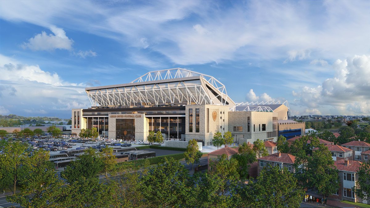 BerenCross's tweet image. Leeds United have released concepts of how Elland Road could look after its proposed expansion. #lufc