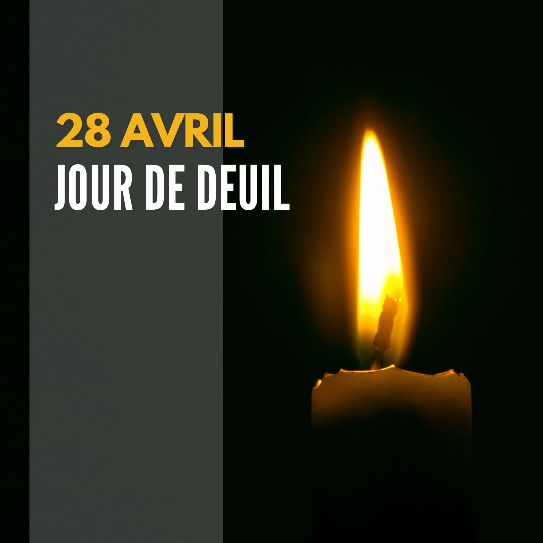 InfosASSTSAS's tweet image. Aujourd’hui, nous soulignons la Journée de deuil en mémoire des personnes blessées, décédées ou marquées à vie par un accident du travail ou une maladie professionnelle. Continuons, ensemble, à bâtir des milieux de travail plus sécuritaires pour tous.