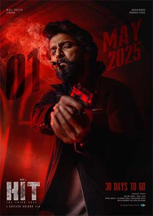 #HIT3FromMay1st Telugu booking open from today 7:30pm <a href="/MURUGANCINEMAS1/">MURUGAN CINEMAS</a> grab your tickets soon <a href="/TicketNew/">TicketNew</a> <a href="/lifeindistrict/">District</a> 
<a href="/NameisNani/">Nani</a>