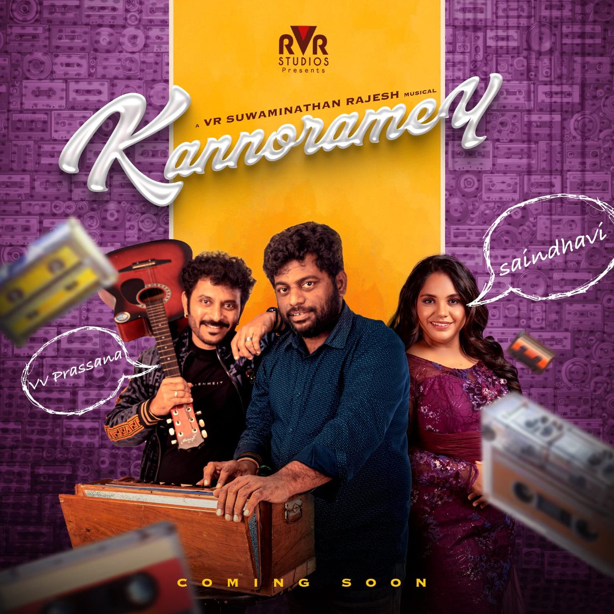 Shoot Begins for Kannoramey🤍
A Musical journey starts today..
Music by <a href="/rajesh_musical/">VR Suwaminathan Rajesh</a> .. Coming soon to steal your Hearts 🎶🍃
<a href="/singersaindhavi/">Saindhavi</a> <a href="/singerprasanna/">vv prassanna</a>

#Kannoramey #Albumsong
#VRSuwaminathanRajesh