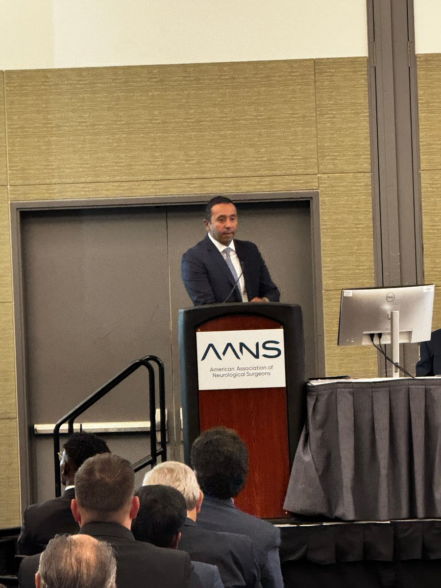 Stanford Neurosurgery (@stanfordnsurg) on Twitter photo Dr. Anand Veeravagu (<a href="/AnandMed/">Anand Veeravagu, MD</a>) presented twice on Sunday at #AANS2025.
His talks were: "Asymptomatic Misplaced Screw in Foramen Transversarium" and "Surgical Mishaps" Dr. Anand Veeravagu (<a href="/AnandMed/">Anand Veeravagu, MD</a>) presented twice on Sunday at #AANS2025.
His talks were: "Asymptomatic Misplaced Screw in Foramen Transversarium" and "Surgical Mishaps"