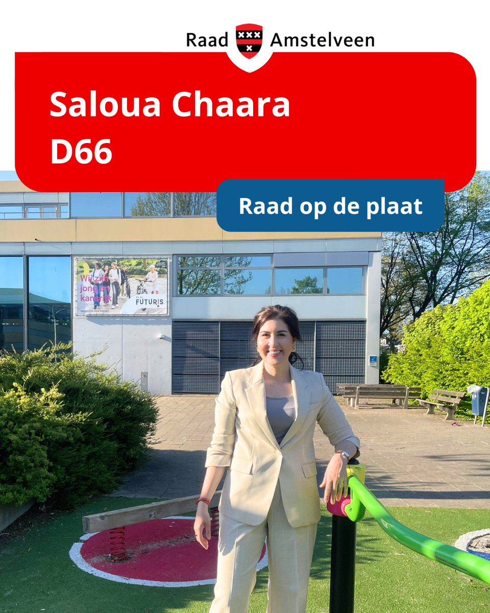 Raad Amstelveen (@raadamstelveen) on Twitter photo In de rubriek Raad op de Plaat stellen de raadsleden zich voor. Deze keer is de beurt aan D66-raadslid Saloua Chaara. <a href="/Saloua_Chaara/">Saloua Chaara</a>
👉amstelveen.nl/raad-op-de-pla… In de rubriek Raad op de Plaat stellen de raadsleden zich voor. Deze keer is de beurt aan D66-raadslid Saloua Chaara. <a href="/Saloua_Chaara/">Saloua Chaara</a>
👉amstelveen.nl/raad-op-de-pla…