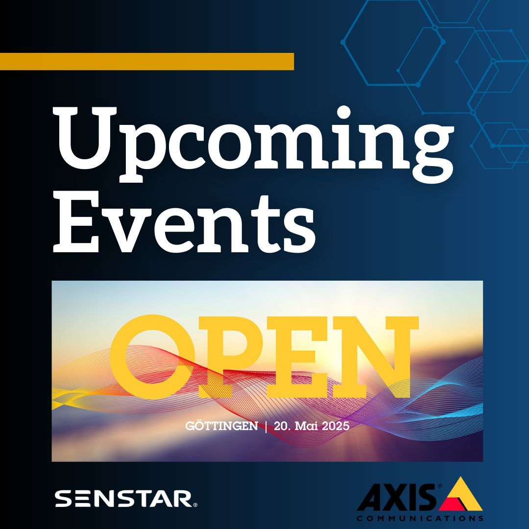 SenstarCorp's tweet image. We’ll be at #OPEN2025 on May 20 in Göttingen, hosted by @AxisIPVideo!
Excited to showcase our #Multisensor & #LiDAR technologies and connect with the security industry’s best.
🎟️ Free to attend – register here: buff.ly/v1xuRsO
#OpenGöttingen #AxisOPEN #SecurityTech