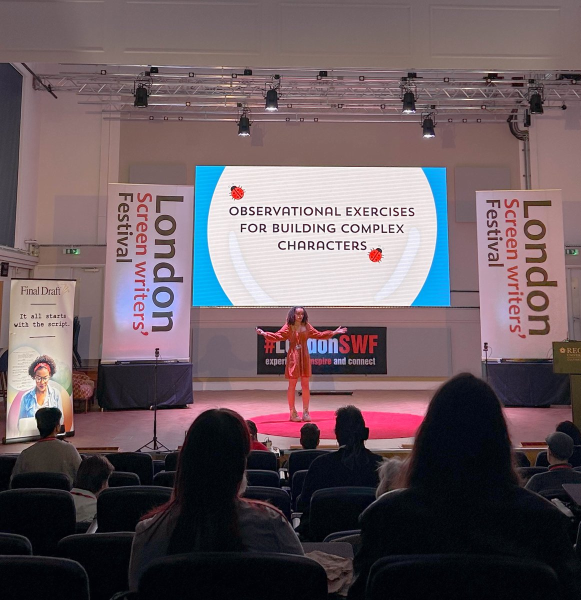 Central Film School (@cfs_london) on Twitter photo Another incredible year at the London Screenwriters’ Festival! 🎬✨ <a href="/londonswf/">London Screenwriters' Festival</a>
A highlight was hearing from the fabulous Gemma Mushington, who delivered a brilliant talk on building complex characters through powerful observation techniques.
#LondonScreenwritingFestival Another incredible year at the London Screenwriters’ Festival! 🎬✨ <a href="/londonswf/">London Screenwriters' Festival</a>
A highlight was hearing from the fabulous Gemma Mushington, who delivered a brilliant talk on building complex characters through powerful observation techniques.
#LondonScreenwritingFestival