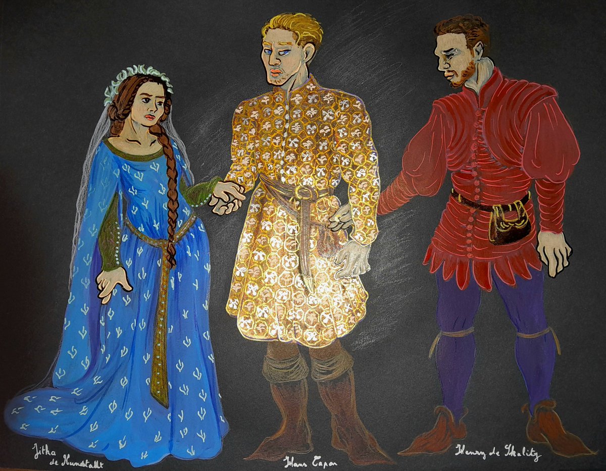 Namarabia2's tweet image. Wedding painting (KCD3 ? DLC ?) #KingdomComeDeliverance #KDC2 #KDC #hansry #hanscapon #henryofskalitz #jitkaofkunstadt