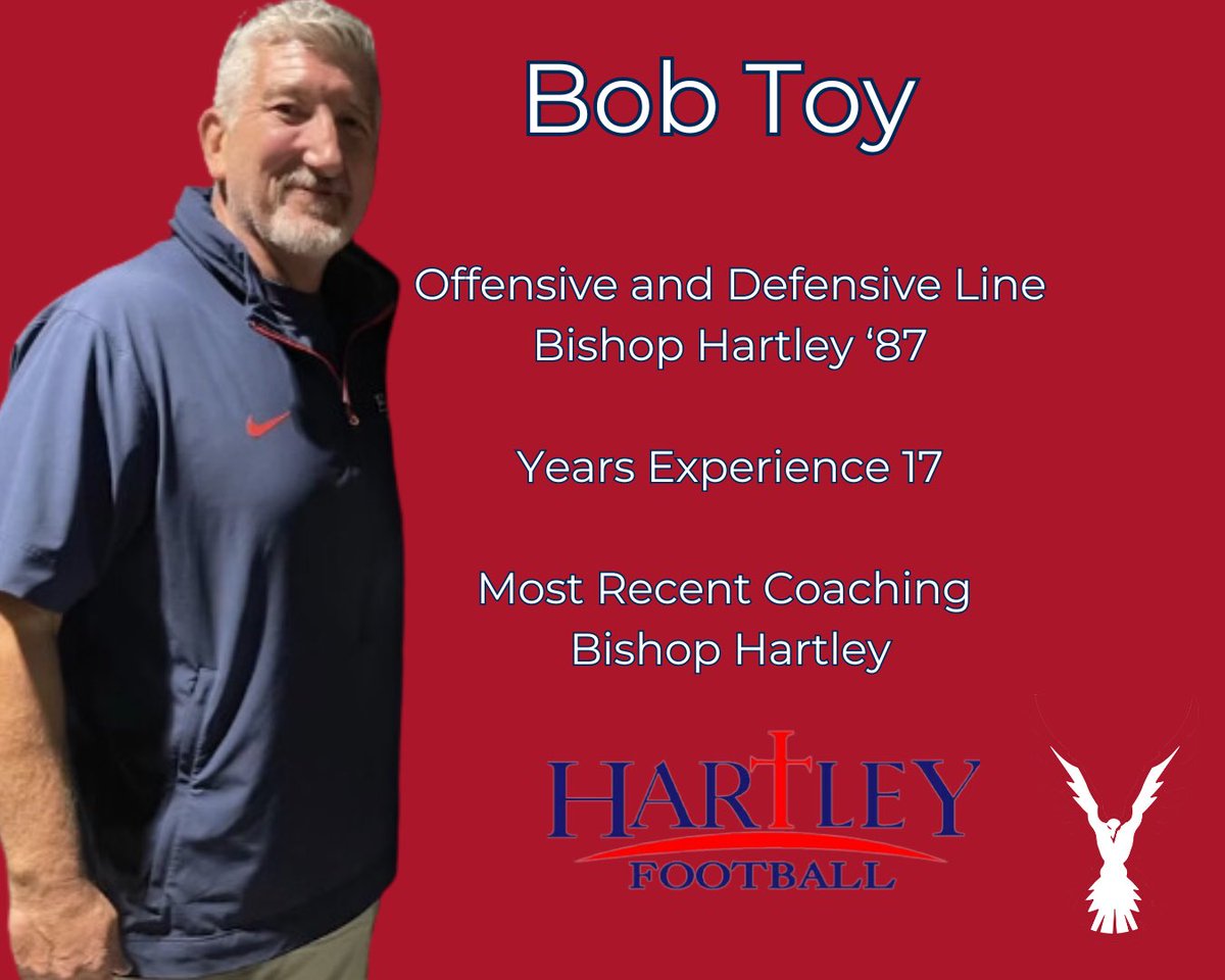 Hartley Football (@hartleyfootball) on Twitter photo A <a href="/HartleyFootball/">Hartley Football</a> Legend. Coach Toy brings energy and enthusiasm along with a strong link to the tradition of our past. A <a href="/HartleyFootball/">Hartley Football</a> Legend. Coach Toy brings energy and enthusiasm along with a strong link to the tradition of our past.