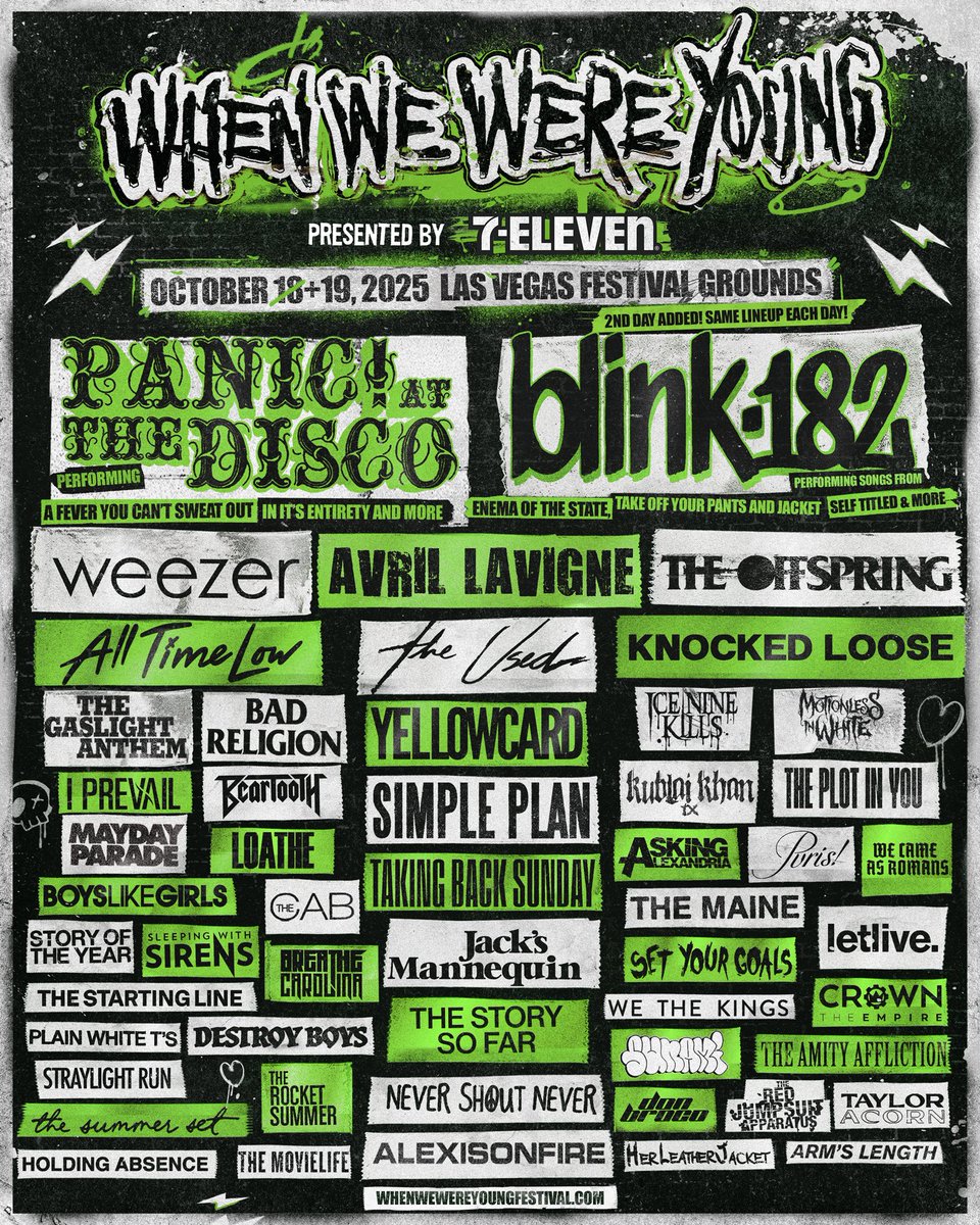WWWYFest's tweet image. When We Were Young🤝7-Eleven
get ready for corner store nostalgia and the snacks that got us through it all 🖤 @7eleven