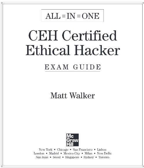 🚀 CEH Certified Ethical Hacker All-in-One Exam Guide 

Download here: github.com/InspectorDidi/… 

Only for serious people 😎