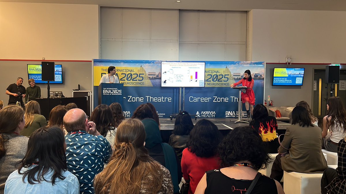 anna_m_neuro's tweet image. Flash poster session happening now in the Career Zone! #BNA2025 @BritishNeuro
