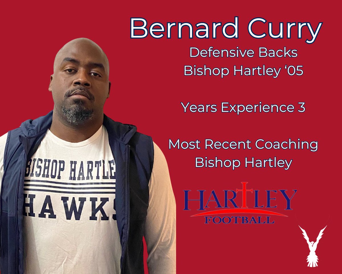 Hartley Football (@hartleyfootball) on Twitter photo Coach Curry will be working with the secondary in 2025. The <a href="/HartleyFootball/">Hartley Football</a> alum will work with a talented group of athletes. Coach Curry will be working with the secondary in 2025. The <a href="/HartleyFootball/">Hartley Football</a> alum will work with a talented group of athletes.