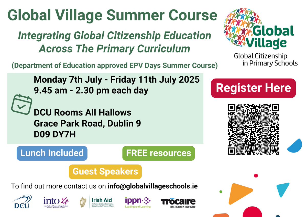 IPPN (@ippn_education) on Twitter photo IPPN is a partner with <a href="/GlobalVillagce/">GlobalVillageSchools</a> Schools Ireland project.
Global Citizenship Summer Course information is presented below.
Any queries can be directed to Global Village by email to info@globalvillageschools.ie.
Register here: bit.ly/3EKlWfX IPPN is a partner with <a href="/GlobalVillagce/">GlobalVillageSchools</a> Schools Ireland project.
Global Citizenship Summer Course information is presented below.
Any queries can be directed to Global Village by email to info@globalvillageschools.ie.
Register here: bit.ly/3EKlWfX