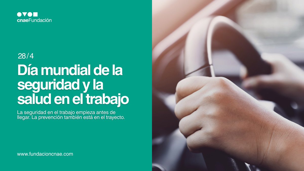 Hoy, el día mundial de la seguridad y salud en el trabajo, recordamos que muchos accidentes laborales ocurren en el trayecto.

La movilidad segura también es prevención.

#SeguridadVial #Prevención #FundaciónCNAE #SeguridadLaboral #DíaMundialdelaSeguridad