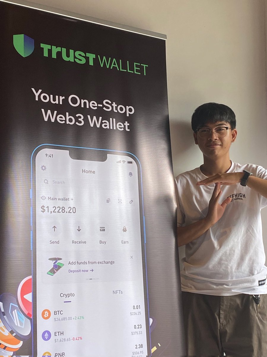Mftlll's tweet photo. #TrustWallet
#TrustWalletPH
Sa Trust wallet may Biyaya https://t.co/BIjYbg7usq