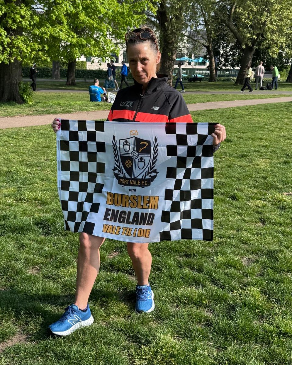 Port Vale Foundation (@pvfcfoundation) on Twitter photo Well done, Julie ๐ค๐ค
๐โโ๏ธ An incredible 04:29:34 in the <a href="/LondonMarathon/">TCS London Marathon</a> in support of our community work ๐
๐ช You can still donate using the link below ๐
justgiving.com/campaign/pvfclโฆ Well done, Julie ๐ค๐ค
๐โโ๏ธ An incredible 04:29:34 in the <a href="/LondonMarathon/">TCS London Marathon</a> in support of our community work ๐
๐ช You can still donate using the link below ๐
justgiving.com/campaign/pvfclโฆ