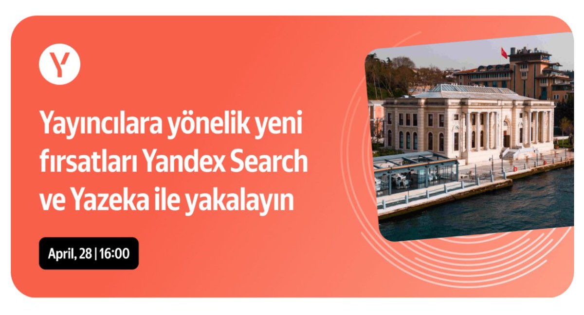 Bugün Yandex yayıncı etkinliğinde panelistim. Konumuz haber yayıncılığının sorunları ve geleceği.