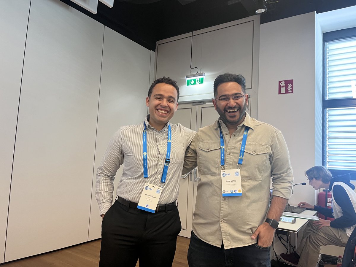 Dr Carly Reddington (@clsreddington) on Twitter photo Excited for #EGU25 session AS4.10 in room M2 happening now! Come for talks on #airquality and #climate impacts! Omar Nawaz and <a href="/kohra_thefog/">Karn Vohra, PhD</a> 🙌🏼🥳 Excited for #EGU25 session AS4.10 in room M2 happening now! Come for talks on #airquality and #climate impacts! Omar Nawaz and <a href="/kohra_thefog/">Karn Vohra, PhD</a> 🙌🏼🥳