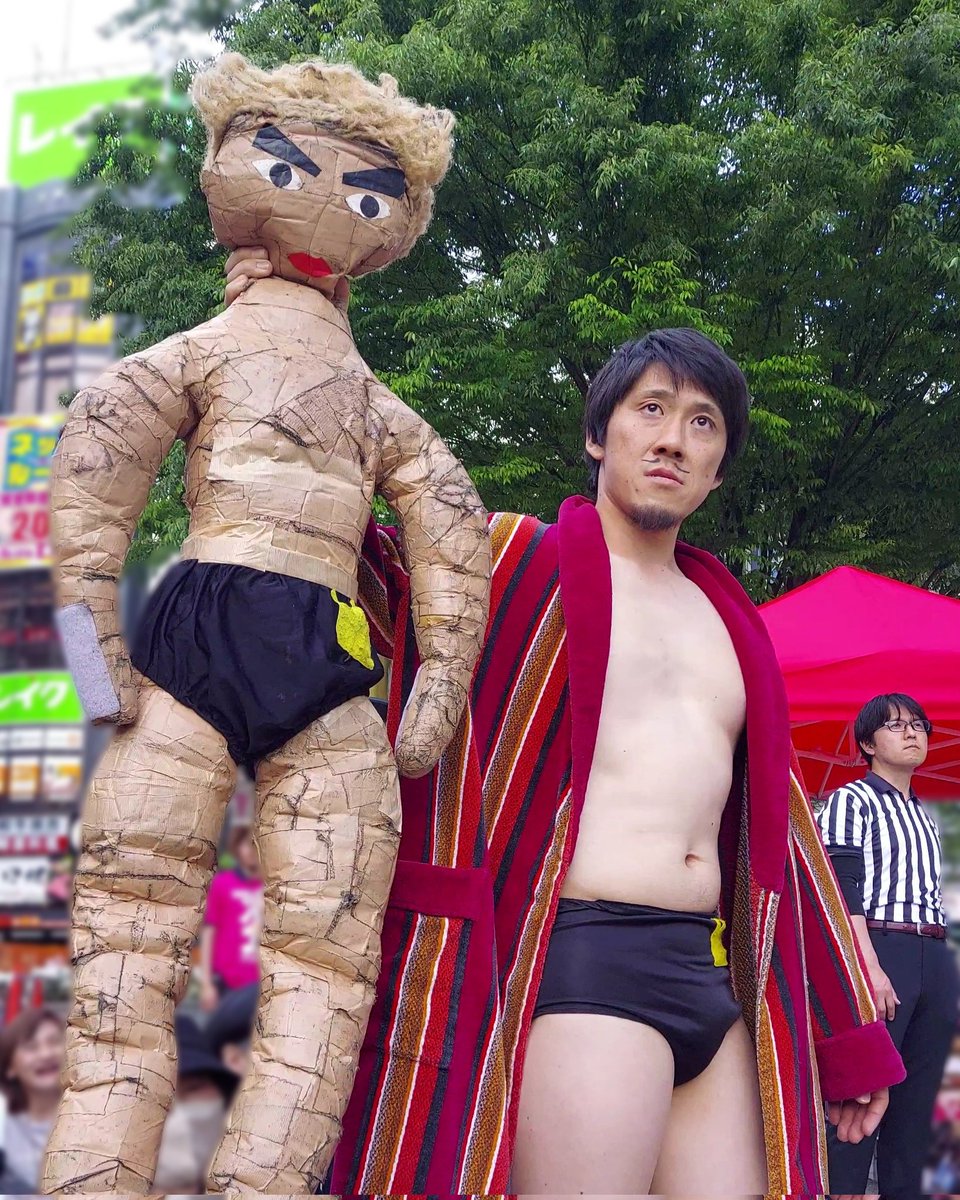 AngPongTanggg's tweet photo. 最高のエンターテイメント
始まる前から心待にした観客でいっぱい
#AsiaGoldProWrestling
#AGWP
#高円寺びっくり大道芸 https://t.co/tXXqPrm9lO