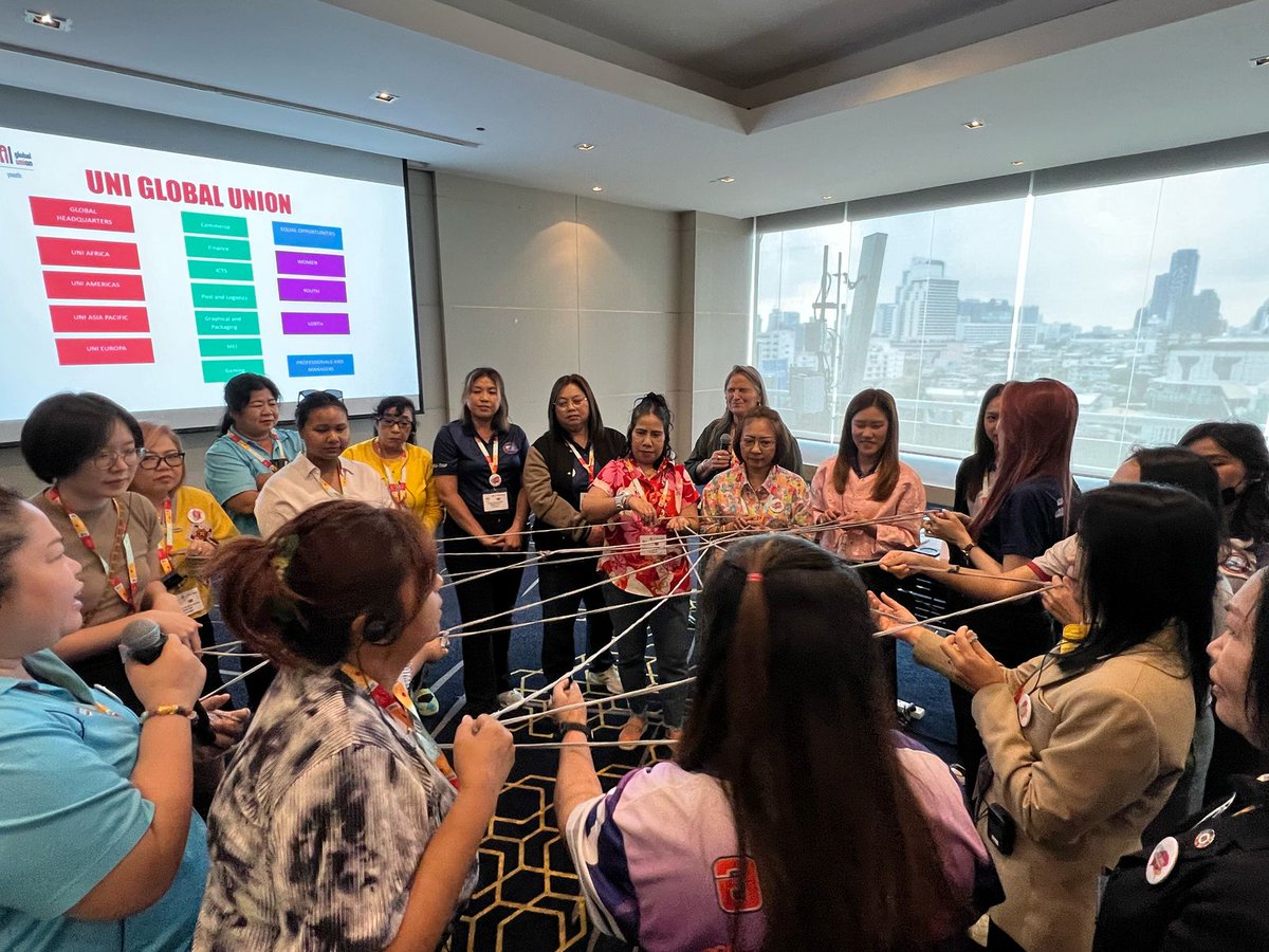 uni_equal's tweet photo. We launched our UNI Mentoring Program in Bangkok! 🌟 Women trade unionists from various sectors came together for two days of learning, leadership development, and empowerment. This is just the beginning. ✊ #UNIMentoringProgram @lonorge https://t.co/oMY03KEGXr