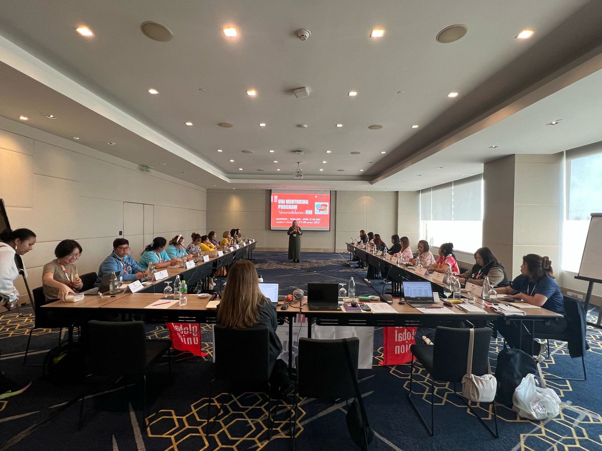 We launched our UNI Mentoring Program in Bangkok! 🌟 Women trade unionists from various sectors came together for two days of learning, leadership development, and empowerment. This is just the beginning. ✊ #UNIMentoringProgram <a href="/lonorge/">LO</a>