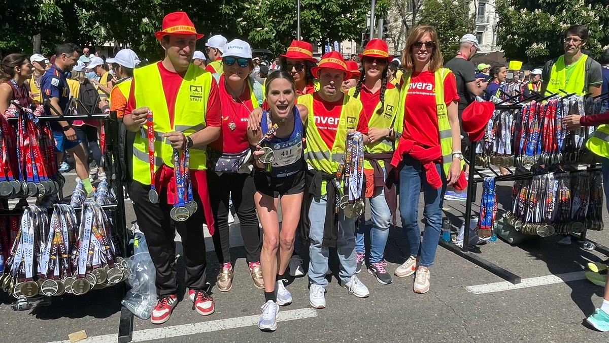 Grupo_Envera_'s tweet image. 🔝 #MAPOMArunners

Ha sido una alegría poder recibiros tras la línea de meta junto a todos los voluntarios de @AD_MAPOMA.

Fue un placer formar parte de este sueño deportivo en el que la inclusión ha tenido un papel muy importante.