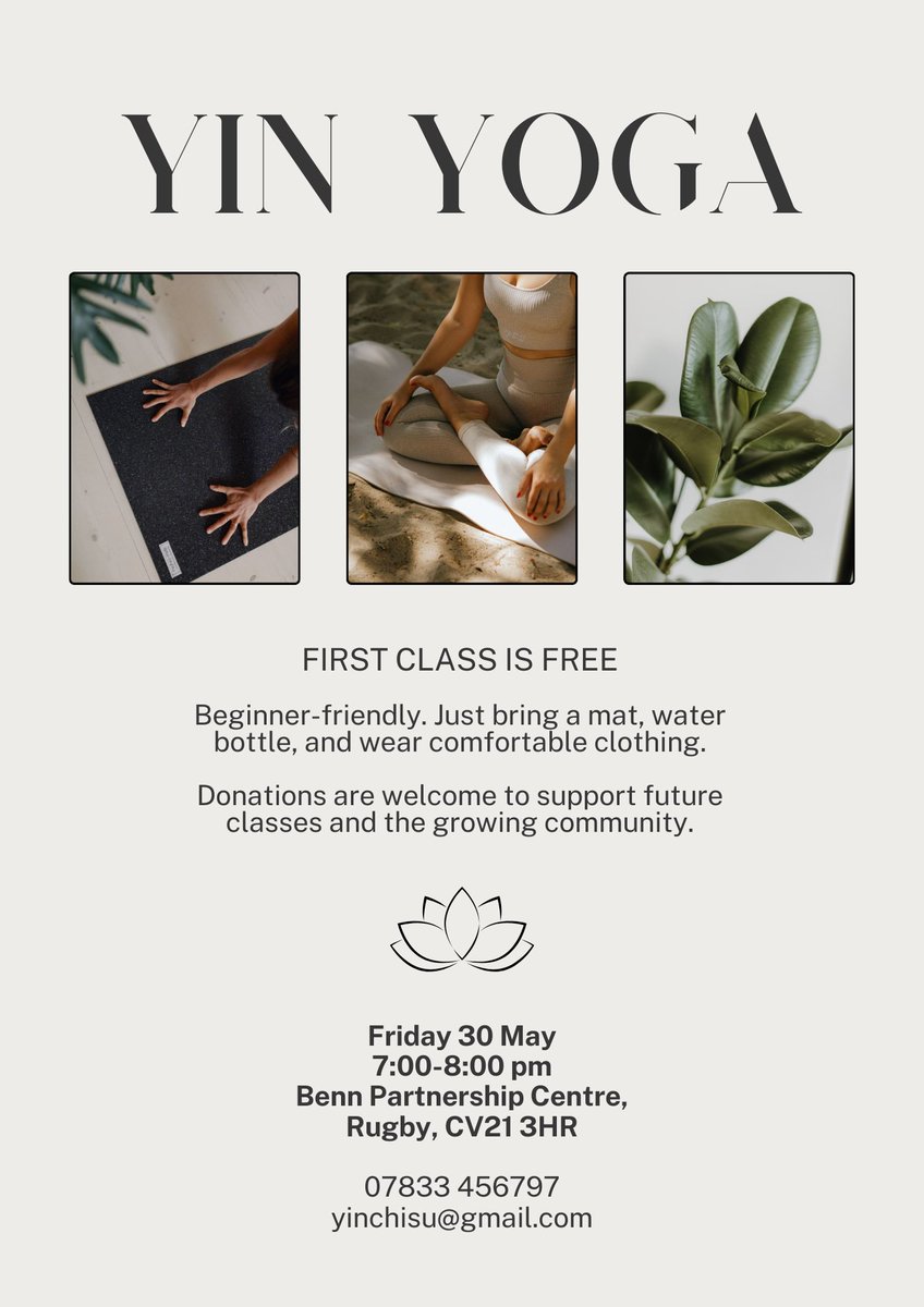 Yin Yoga at Benn Partnership Centre