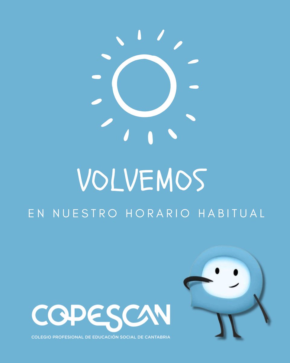 ℹ️ OFICINA ABIERTA EN HORARIO HABITUAL.
Tras unos días de vacaciones, COPESCAN vuelve con las pilas cargadas🔋 🔋