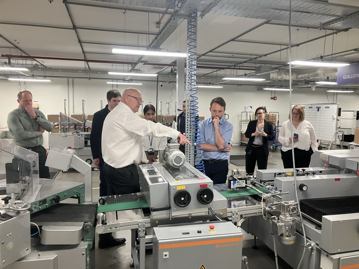 Ever wondered what happens to your exam papers after you’ve finished with them? Well, we had the pleasure of welcoming Chris Curtis, the constituency MP for Milton Keynes North, and members of our Student Advisory Group, to show them behind the scenes.
