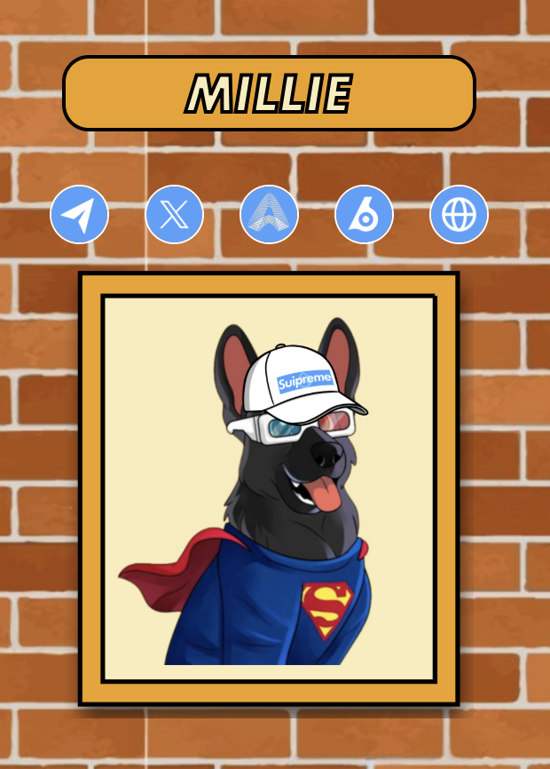 Look at this cool dog rocking an amazing cap! 🧢🐶 As a partner of Suipreme, they’ve earned their spot in our famous Hall of Fame. 🎖️ Go check out their socials — it’s truly an amazing project! 🚀🔥

$MILLIE $MEG $NAMI $SUILE #PepeOnSui $SUIPRE $SUANTA $SUIMO $SHUIT $FORKY