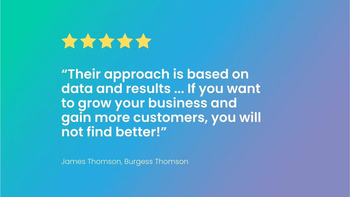 clickify's tweet image. &quot;If you want to grow your business and gain more customers, you will not find better!&quot;
– James Thomson, @burgessthomson

Thank you James, we&apos;re proud to support your growth #DigitalMarketing #MarketingThatWorks
