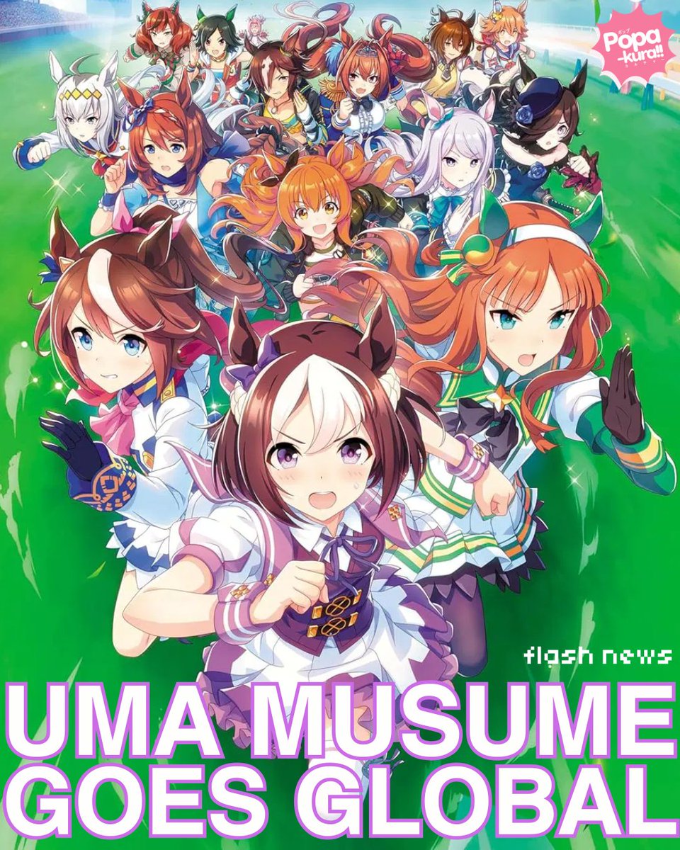 popakura's tweet photo. Setelah penantian panjang, Umamusume: Pretty Derby akhirnya resmi mengumumkan perilisan versi global!
Cygames mengonfirmasi bahwa game ini akan tersedia di iOS, Android, dan PC via Steam mulai 26 Juni 2025.

#Umamusume #PrettyDerby #Cygames #MobileGame #PopakuraFlashNews https://t.co/4lOAD2S1n3